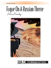 Fugue on a Russian Theme Op. 34 No. 6 piano sheet music cover